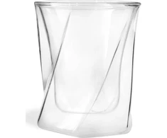 Vialli Design STIKLINĖ SU DVIGUBOMIS SIENELĖMIS VISKIUI 300ml CRISTALLO 25509 VIALLI DESIGN