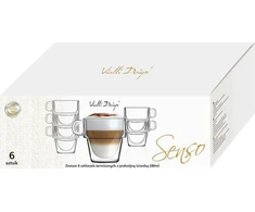 Vialli Design Terminiai stiklai su dviguba sienele 6 vnt. 280 ml Senso 27442