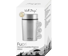 Vialli Design Termos obiadowy Fuori 0.5 l Sidabrinė