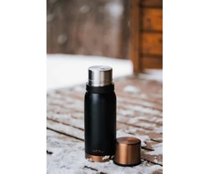 Vialli Design termosas Fuori, 1 l, juoda/auksinė