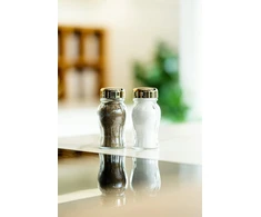 „Vialli Design“ vitrina su „Vilagio“ prieskonių indeliais, 12 auksinių + 12 sidabrinių