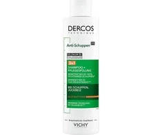 Vichy Dercos Nuo pleiskanų 2in1 Šampūnas + Conditioner šampūnas–kondicionierius pleiskanojančiai galvos odai, 200 ml
