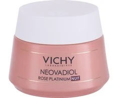 Vichy Neovadiol Rose Platinium Night Kreminis naktinis veido kremas brandžiai odai, 50 ml