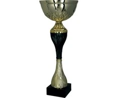 Victoria Sport Gold ir juodo metalo puodelis
