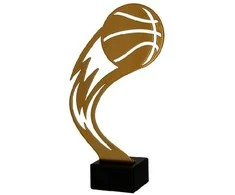 Victoria Sport Metal trofėjus su marmuriniu pagrindu - Krepšinis