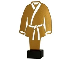 Victoria Sport Metal trofėjus su marmuriniu pagrindu - Karate/Dziudo - kimono