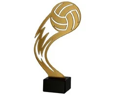 Victoria Sport Metal trofėjus su marmuriniu pagrindu - Tinklinis