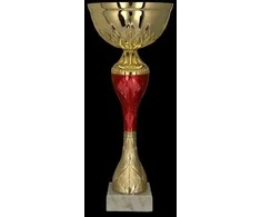 Victoria Sport Metalinė taurė, auksinė ir raudona