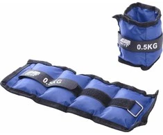 Enero Rankų ir kojų svoriai EB Fit, 1kg (2x0.5kg), mėlyni