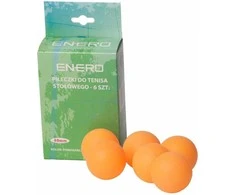 stalo teniso kamuoliukai enero 6 vnt oranžiniai