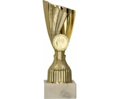 Victoria Sport Cup plastikinis auksinis ZORA