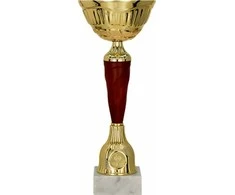 Victoria Sport aukso-burgund metalo puodelis