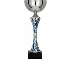 Victoria Sport Sidabrinis- mėlyna metalo puodelis