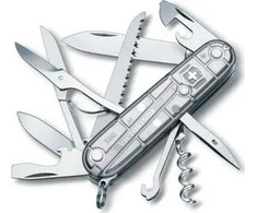 Victorinox Kišeninis peilis Victorinox Huntsman sidabrinis 1.3713.T7B1 [H]