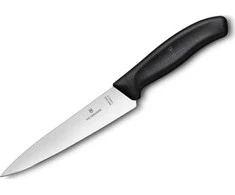 Šveicarija „Victorinox“ šefo peilis. 15 cm, Fibrox, lizdinė plokštelė