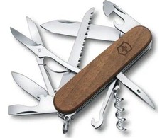 Victorinox Huntsman Wood daugiafunkcis peilis su medžio rankena