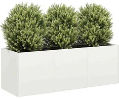 Lovelis, baltos spalvos, 120x40x40cm, šaltai valcuotas plienas