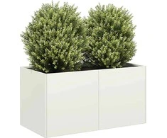 Lovelis, baltos spalvos, 80x40x40cm, šaltai valcuotas plienas