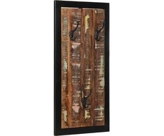 Daugiaspalvė paltų kabykla 40x2x80 cm Regeneruota medžio masyva