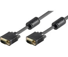 Kabelis D-Sub (VGA) - D-Sub (VGA) 2m juodas