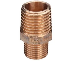 Viega 'Viega 3245 - Niple reducing plug 3245 1.1/2 x 1 Bronze