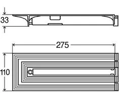 Viega Advantix Vario linijinis nutekėjimas be grotelių 27,5 cm (708931)