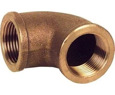 Viega Alkūnė 90° 1 1/2 bronzos / blizgus Vamzdžio jungtis