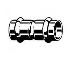 Viega Mufa PRETABO 42mm galvanizuotas plienas - 558031