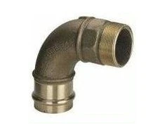 Viega 90 ° 18mm x 1 / 2 "bronza (281 205)