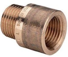 Viega žalvarinis prailginimas 3/4'' 30 mm - 102500