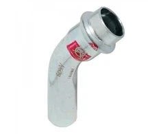 Viega | Sanpress Inox Bend 45° 22 Nerūdijantis plienas/polished, 435400