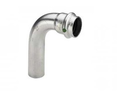 Viega Łuk 90° 18mm jednokielichowy inox - 435714