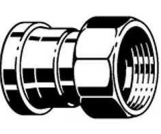 Viega adapteris 42mm x GW 1½", skirtas SC-Contur - 642211
