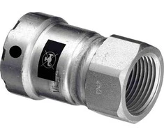 Viega Złączka przejściowa DN15 1/2 x 1/2 stal / ocynkowane