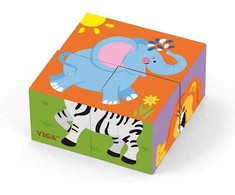 ''Zoo Puzzle Viga Toys'' medinis galvosūkis