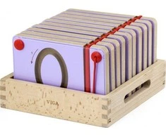 Viga Toys Mokymosi Tablėlės Su Skaičiais Montessori