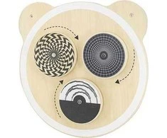 Viga Toys VIGA Medinė lenta su sukimosi taškais, FSC sertifikuota