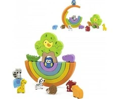 Viga Toys Viga medinis balansiniai kubeliai 18M+ 44590