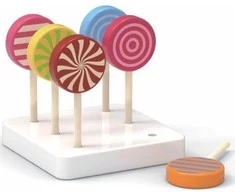 Viga Toys Viga Mediniai Lollipopai Rinkinys 6 vnt.