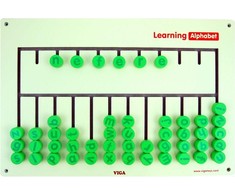 Viga Toys Edukacinė Lenta Alfabetui Mokytis