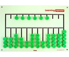Viga Toys Edukacinė Lenta Alfabetui Mokytis