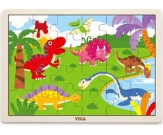 Viga Dėlionė 24 vnt. - Dinozaurai
