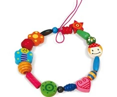 Viga New Classic Toys Įvairiaspalvių karoliukų rinkinys