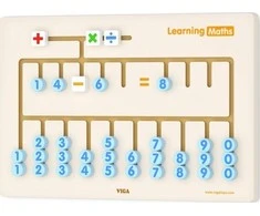 VIGA Sensoryinė lentelė mokymuisi skaičiuoti Montessori, FSC sertifikatas