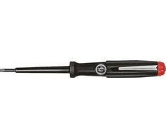 Wiha Wiha 150-250V plokščias juodos įtampos mėginių ėmiklis, 3mm x 60mm 5557 00456