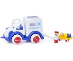 „Viking Toys“ – greitosios pagalbos automobilis „Jumbo“ su 2 žmonėmis + 1 neštuvais (130005)