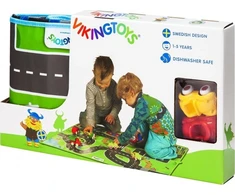 Viking Toys VIKING CITY MAT SU TRANSPORTO PRIEMONĖMIS 3 EL.
