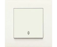 Panasonic Karre potinkinis perjungiklis 1 klavišo, baltas, 10A, 250V (90963604)