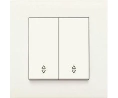 Panasonic Karre 2 klavišų potinkinis perjungiklis, baltas, 10A, 250V (90963617)