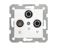 Panasonic 90963653 Karre Lizdas Tv-2xsat, Kolor Baltas / 90963653